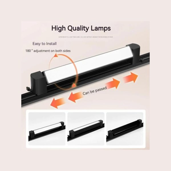 چراغ ریلی خطی 10 وات smd متحرک