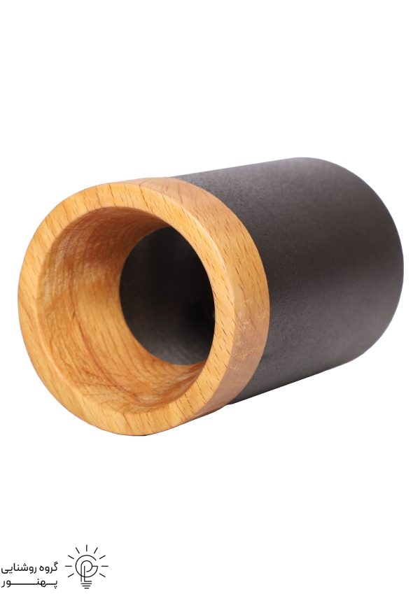 چراغ سقفی روکار 10سانتی چوب و فلز