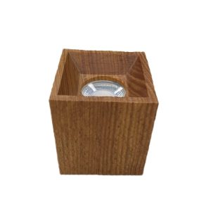 چراغ سقفی روکار مربع چوبی