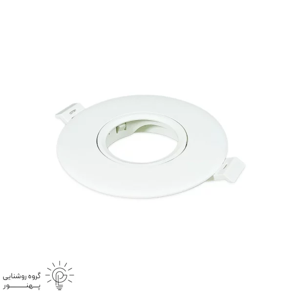 قاب هالوژن سقفی توکار تخت متحرک دایره ای پارس لایت-2