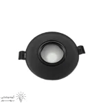 قاب هالوژن سقفی توکار تخت متحرک دایره ای پارس لایت-3