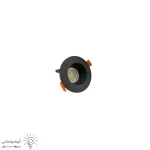 قاب هالوژن سقفی توکار دایره ای ABS-5