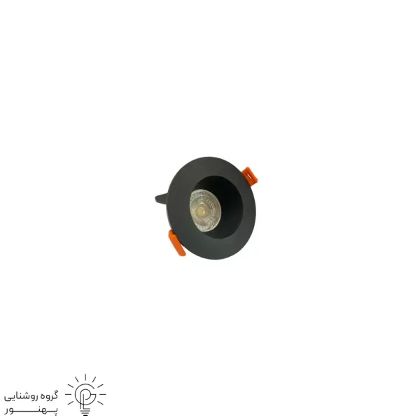 قاب هالوژن سقفی توکار دایره ای ABS-5