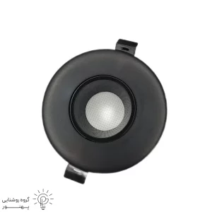 قاب هالوژن سقفی توکار عمیق متحرک دایره ای پارس لایت