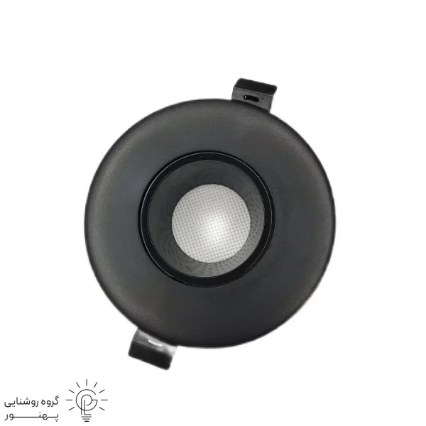 قاب هالوژن سقفی توکار عمیق متحرک دایره ای پارس لایت