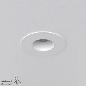 قاب هالوژن سقفی توکار عمیق متحرک دایره ای پارس لایت-2