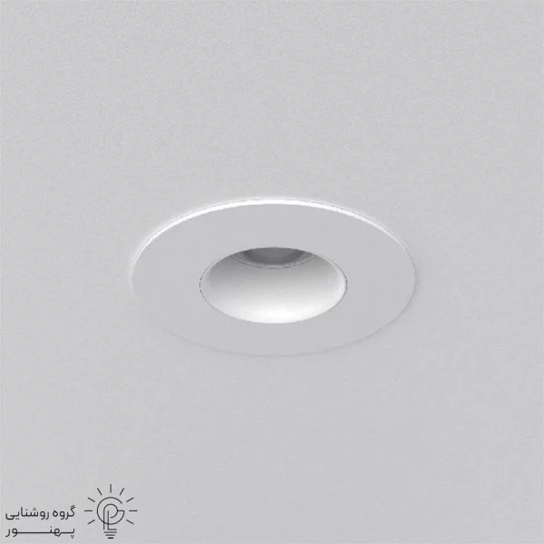 قاب هالوژن سقفی توکار عمیق متحرک دایره ای پارس لایت-2