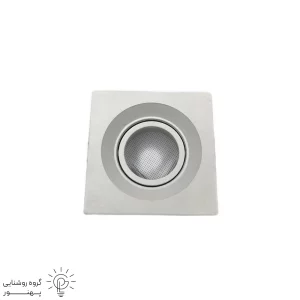 قاب هالوژن سقفی توکار مربع متحرک