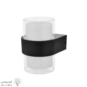 چراغ دیواری گرد کوچک پلکسی 10وات