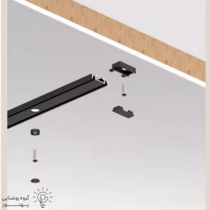ریل مگنتی روکار اسلیم 4 سانت یک متری-2