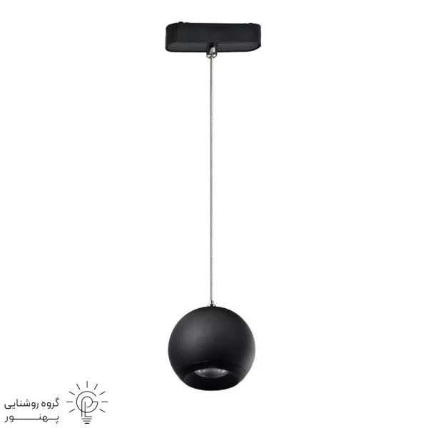 چراغ اسپات مگنتی گرد آویز باریک 10 وات موضعی