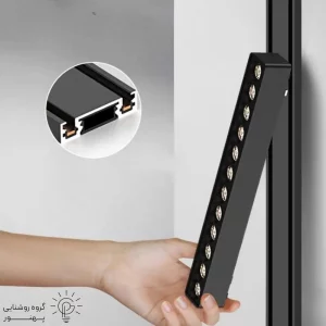 چراغ مگنتى باريك نقطه اى ثابت 24 وات-2