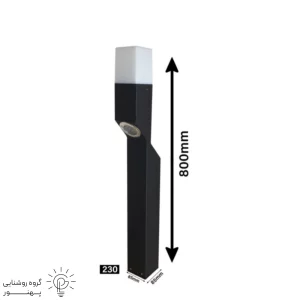 چراغ پارکی دفنی خور 3وات-2