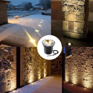 چراغ دفنی گرد 1*3 وات LED