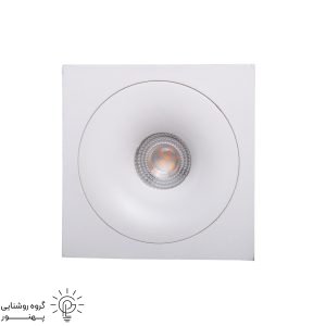 قاب هالوژن مربع منحنی تک شعله