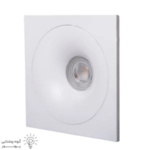 قاب هالوژن تک مربع ABS