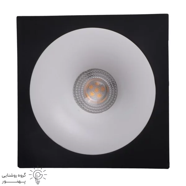 قاب هالوژن تک مربع ABS-6