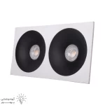 قاب هالوژن دو شعله ABS-2