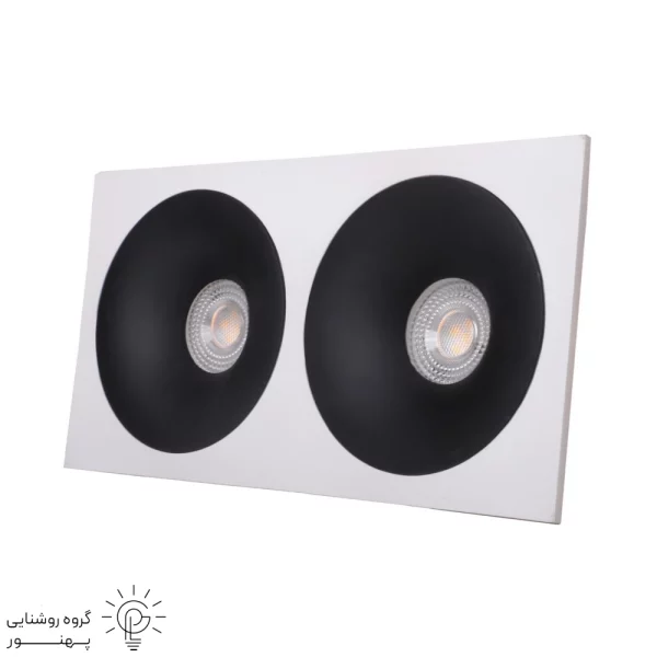 قاب هالوژن دو شعله ABS-2