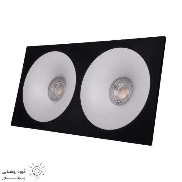 قاب هالوژن دو شعله ABS-3
