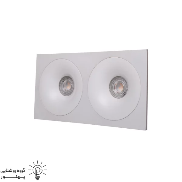 قاب هالوژن دو شعله ABS-4
