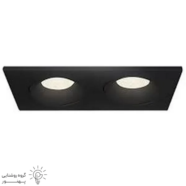 قاب هالوژن دو شعله ABS-5