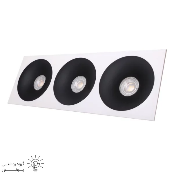 قاب هالوژن سه شعله ABS-2