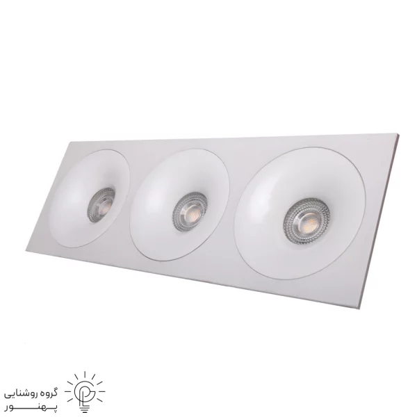 قاب هالوژن سه شعله ABS-3