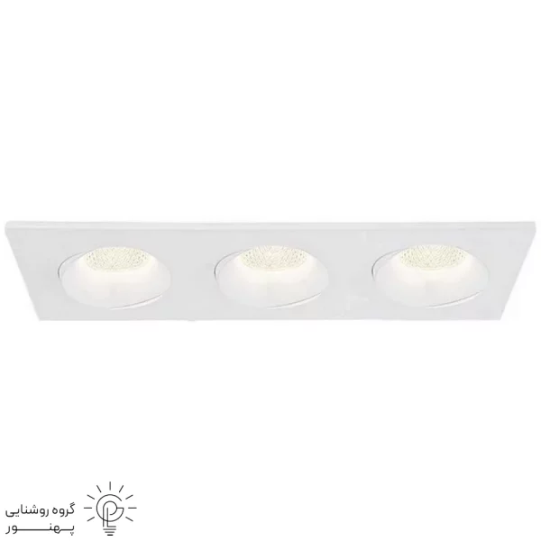 قاب هالوژن سه شعله ABS-5