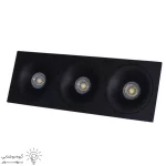 قاب هالوژن سه شعله ABS-6