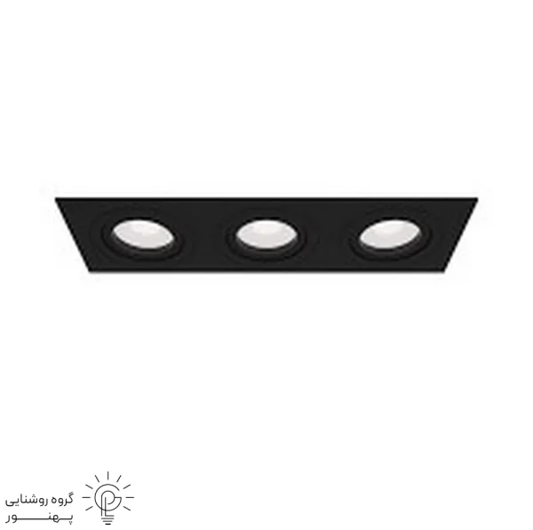 قاب هالوژن سه شعله ABS-7