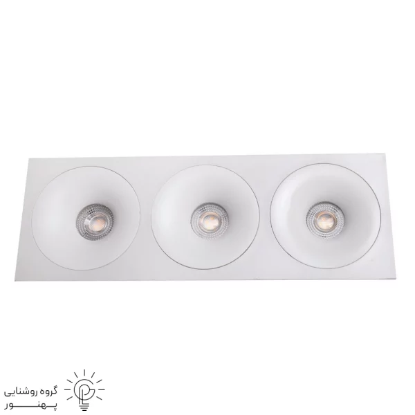 قاب هالوژن سه شعله ABS-9