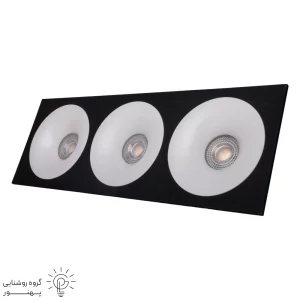 قاب هالوژن سه شعله ABS