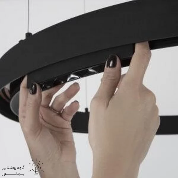 چراغ مگنتي دات توكار دايره-2