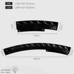 چراغ مگنتي دات توكار دايره-4