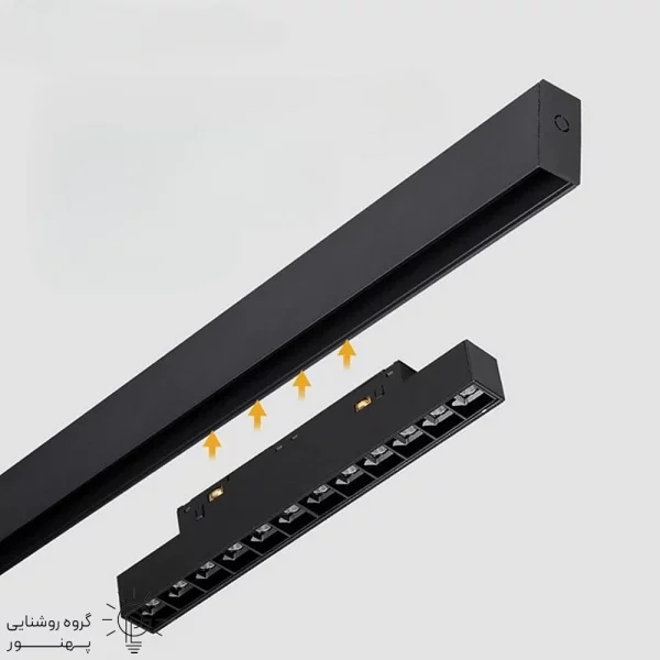 چراغ مگنتی توکار نقطه ای دات دار