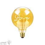 لامپ اديسونى G125_4w فيلمانى طرح LOVE