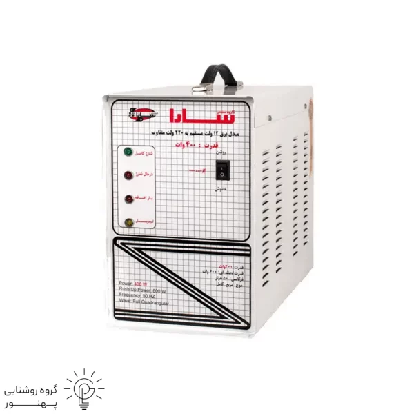 مبدل برق 12 به 220 ولت 400 وات (اینورتر) کد12