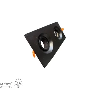 فرم هالوژن مستطيل دو شعله الومينيوم