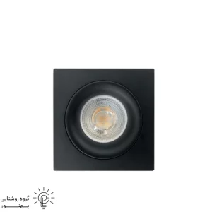 قاب هالوژن مربع آلومينيوم کد6630