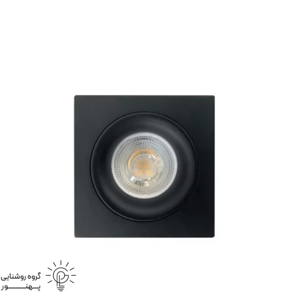 قاب هالوژن مربع آلومينيوم کد6630