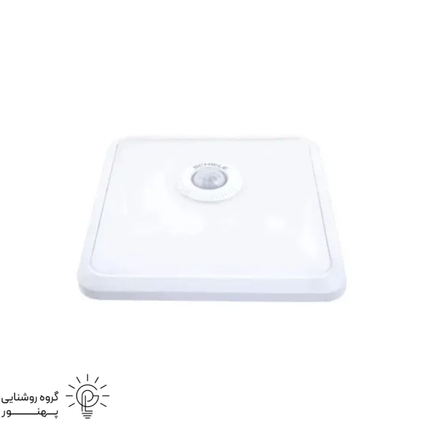 چراغ سقفى سنسوردار مربع با مدار اضطراري شيله مدل SC986E کد4404