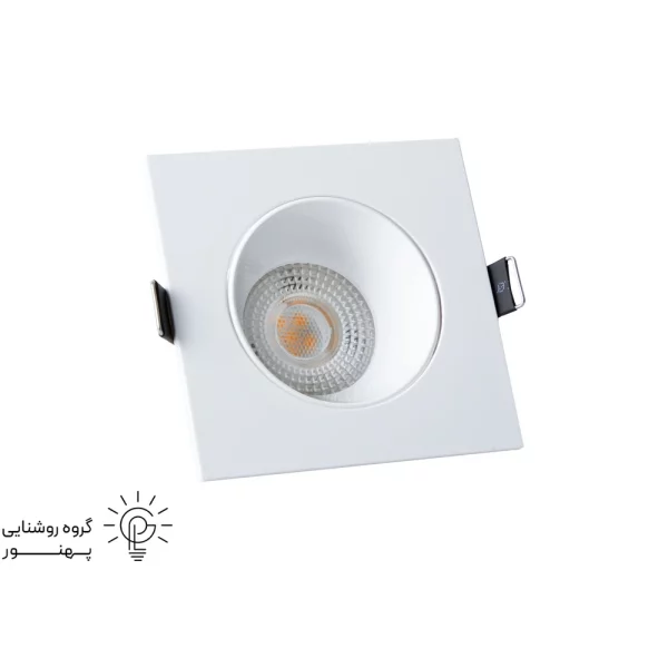 قاب هالوژن مربع abs کد6640-1