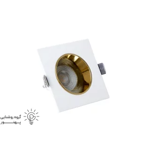 قاب هالوژن مربع abs کد6643