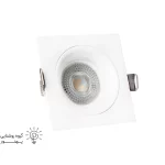 قاب هالوژن مربع آلومینیوم کد6642-2