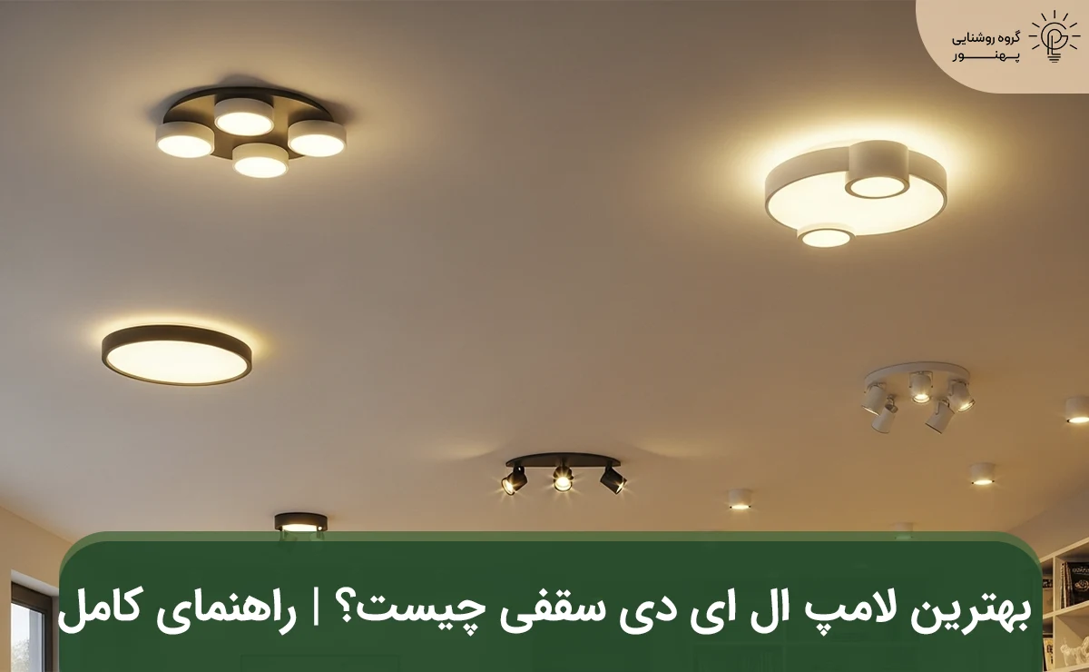 بهترین لامپ ال ای دی سقفی